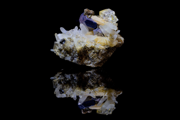 Fluorite "Ice Cubes", Galena & Quartz