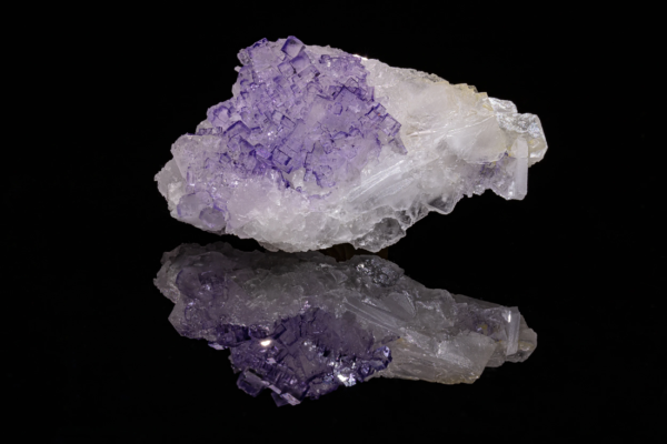 Fluorite on Celestine