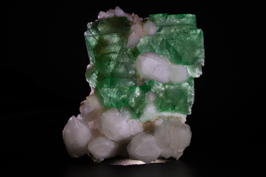 Fluorite on Quartz