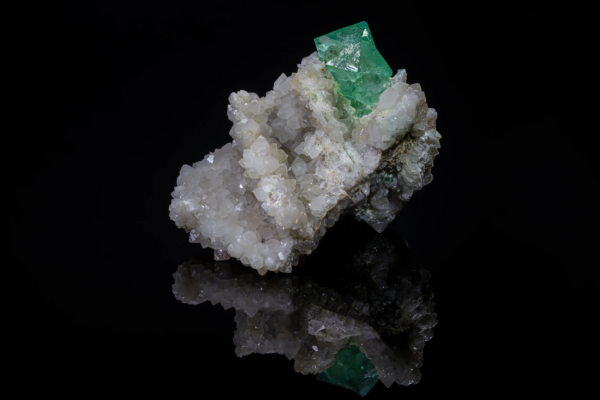 Fluorite on Quartz
