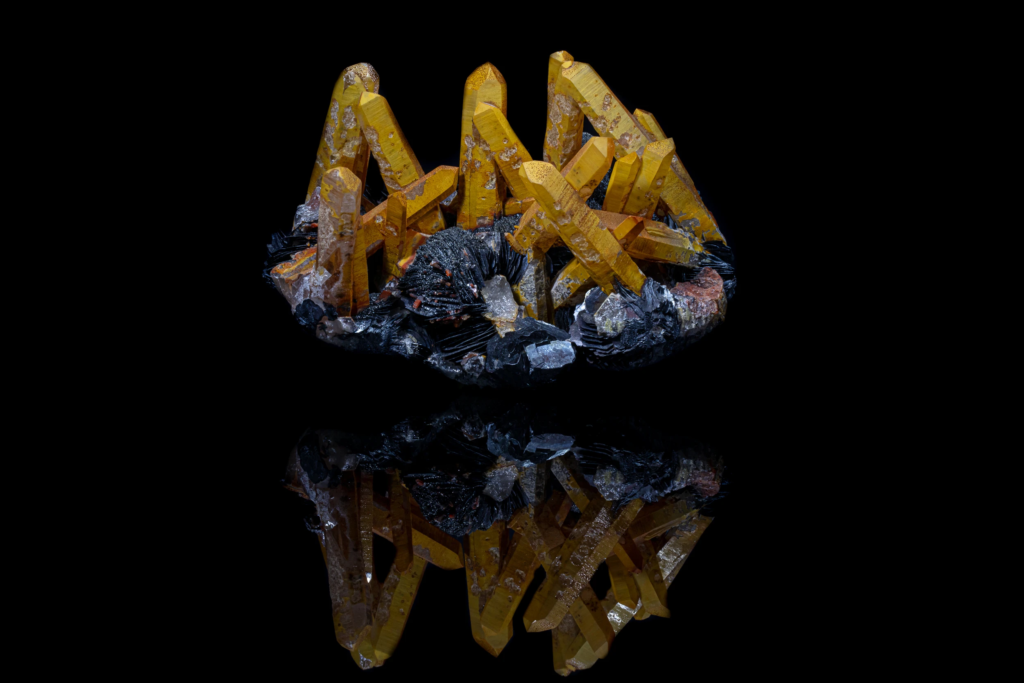Quartz & hematite