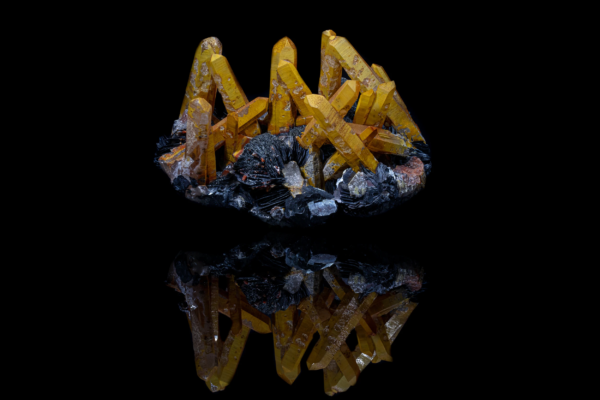 Quartz & hematite