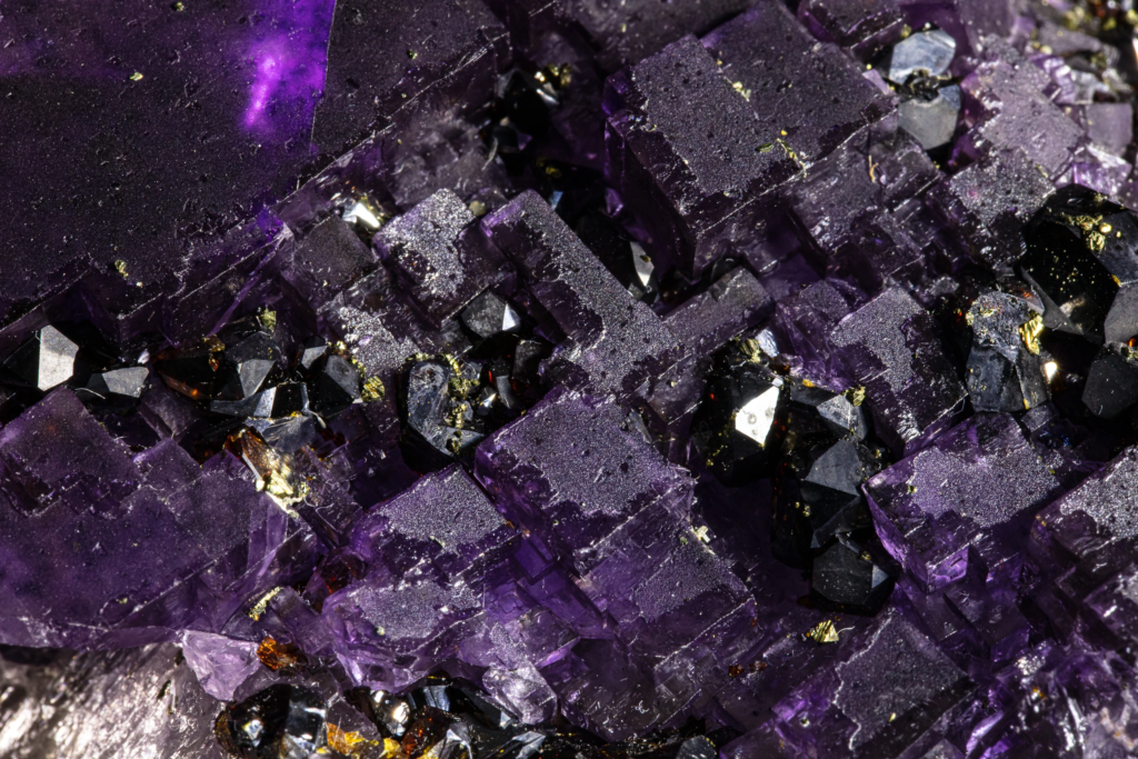 Sphalerite on Fluorite
