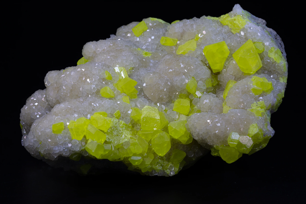 Sulfur on Aragonite