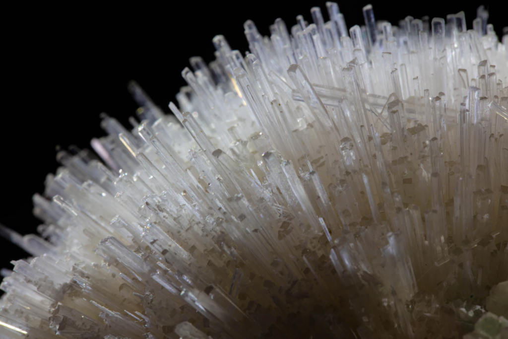 Mesolite on Apophyllite