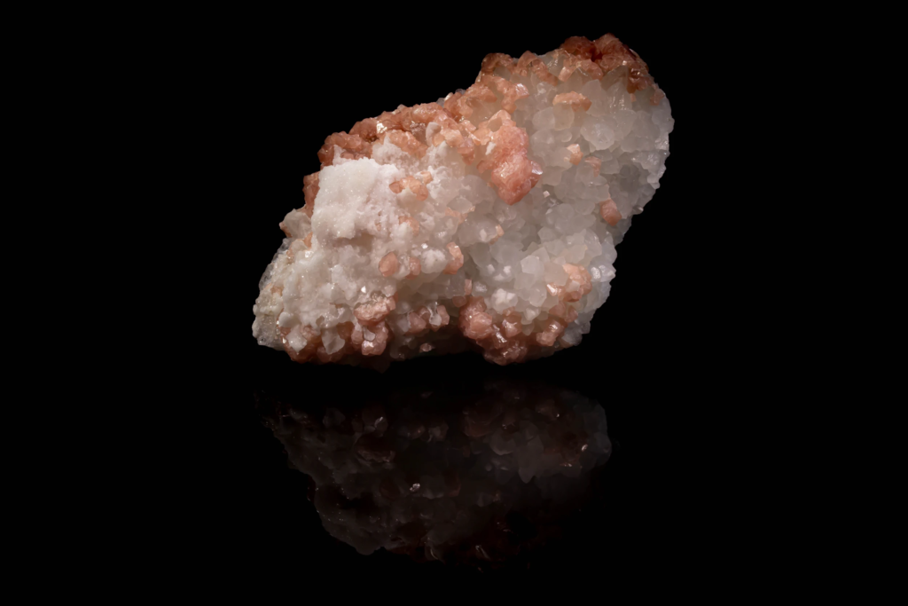 Rhodochrosite on Quartz