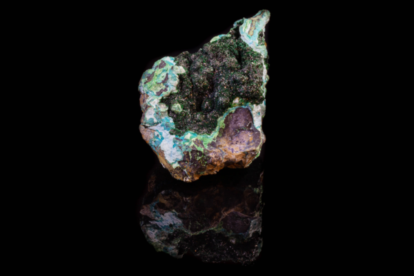 Malachite with Chrysocolla