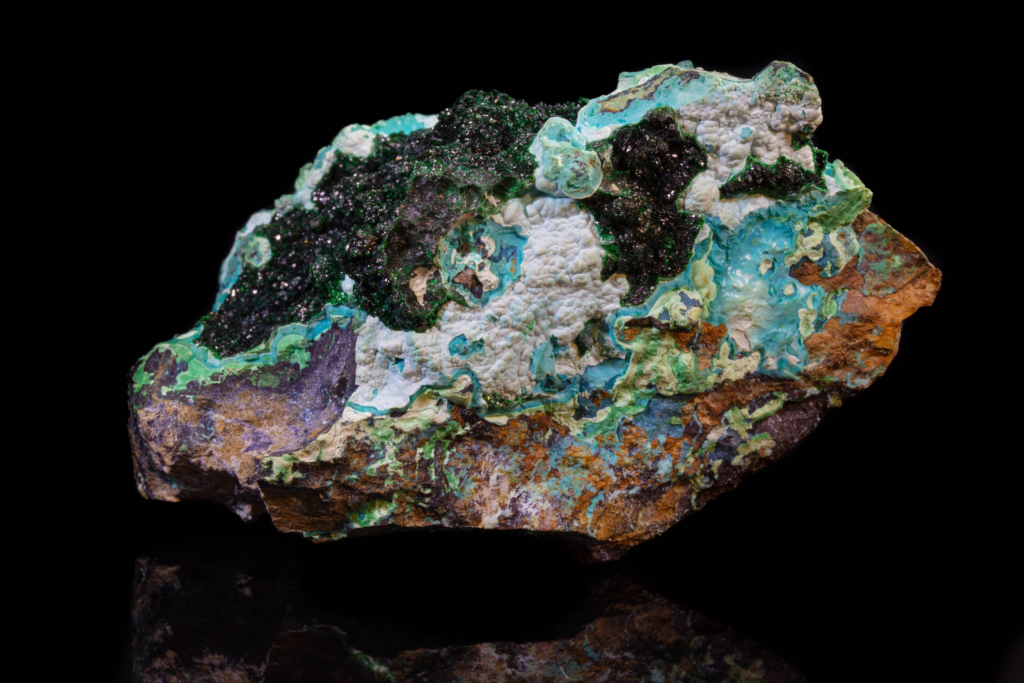 Malachite with Chrysocolla