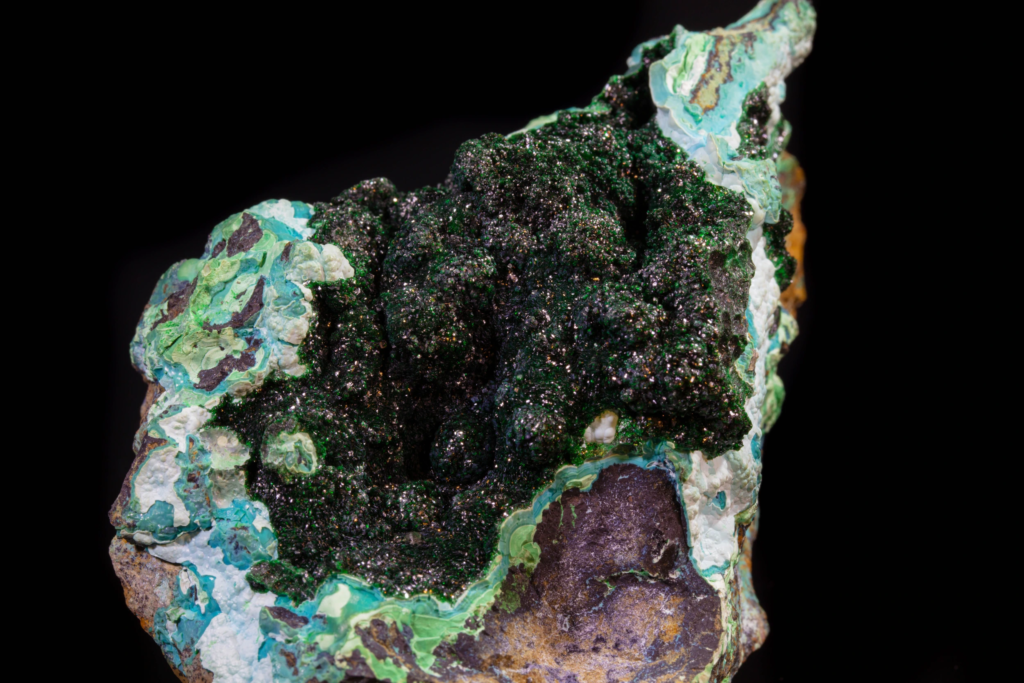 Malachite with Chrysocolla
