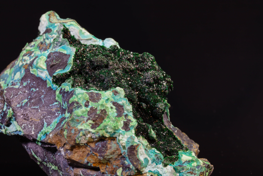 Malachite with Chrysocolla