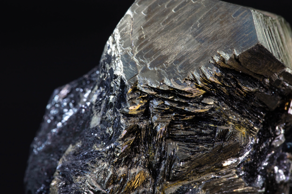 Pyrite on Hematite