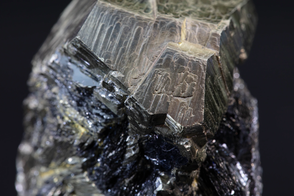 Pyrite on Hematite